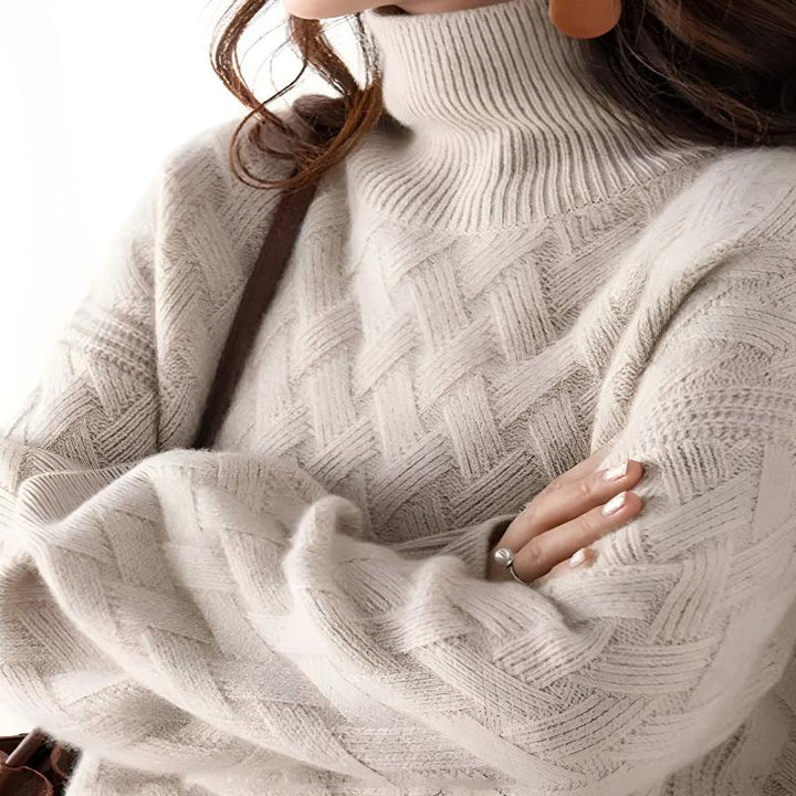 Beatrice™ - Cascade Turtleneck Sweater